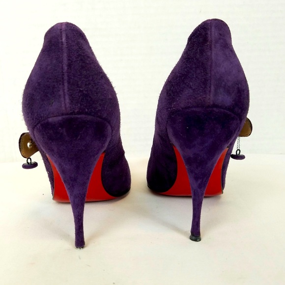 Christian Louboutin Eventa Purple Mary Jane - Picture 10 of 10